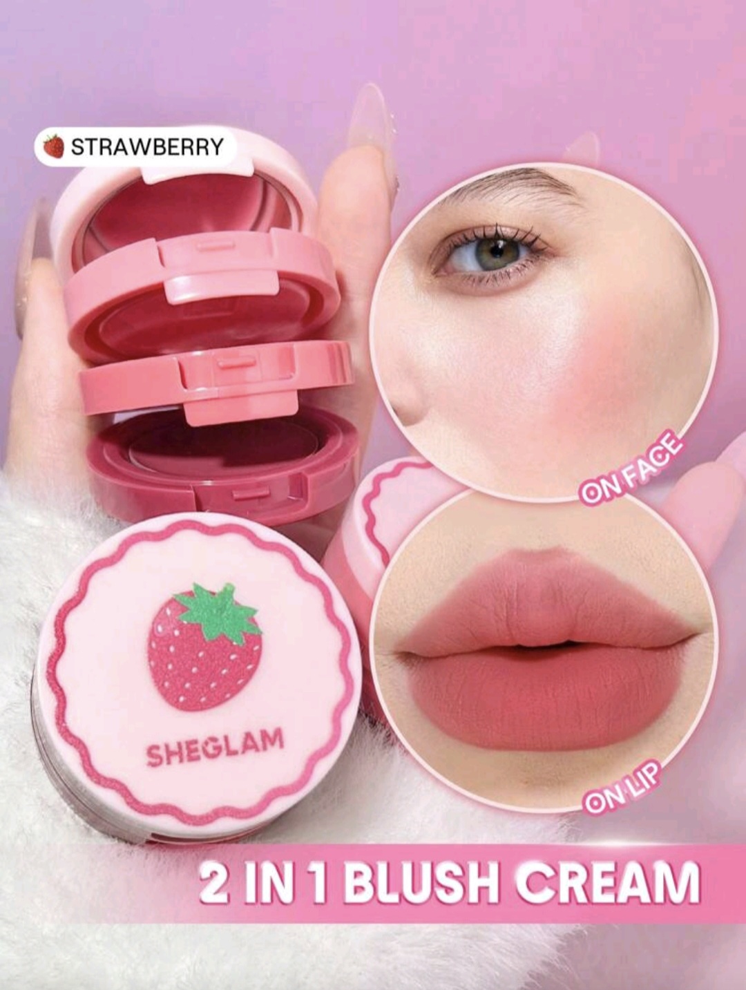 SHEGLAM-أحمر خد وشفاه